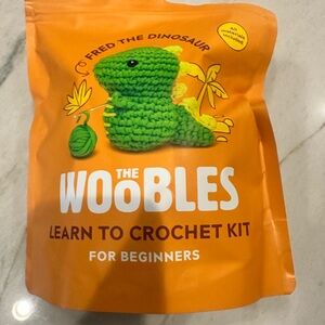 The Woobles Crochet Kit - Fred the Dinosaur